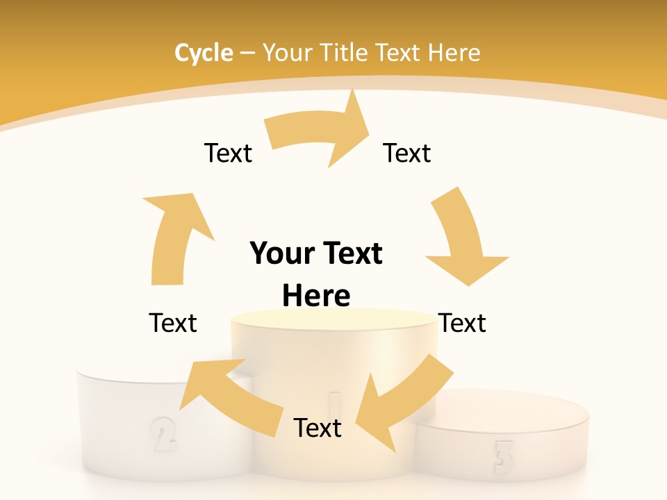 Beam Podium Two PowerPoint Template