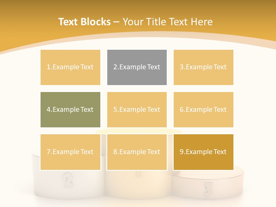 Beam Podium Two PowerPoint Template