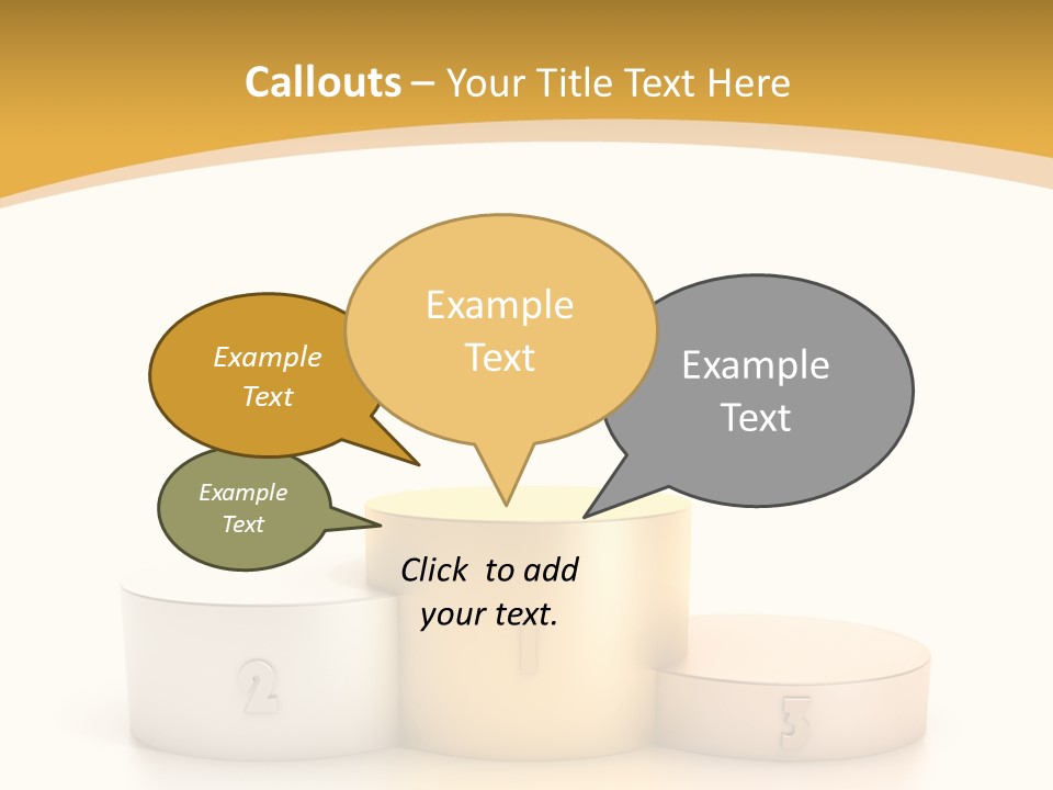 Beam Podium Two PowerPoint Template