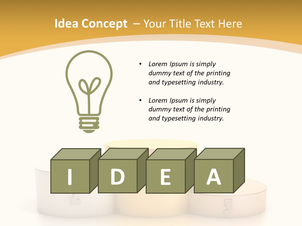 Beam Podium Two PowerPoint Template