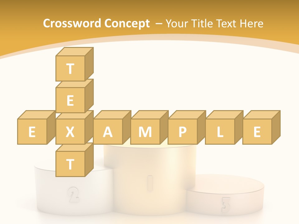 Beam Podium Two PowerPoint Template