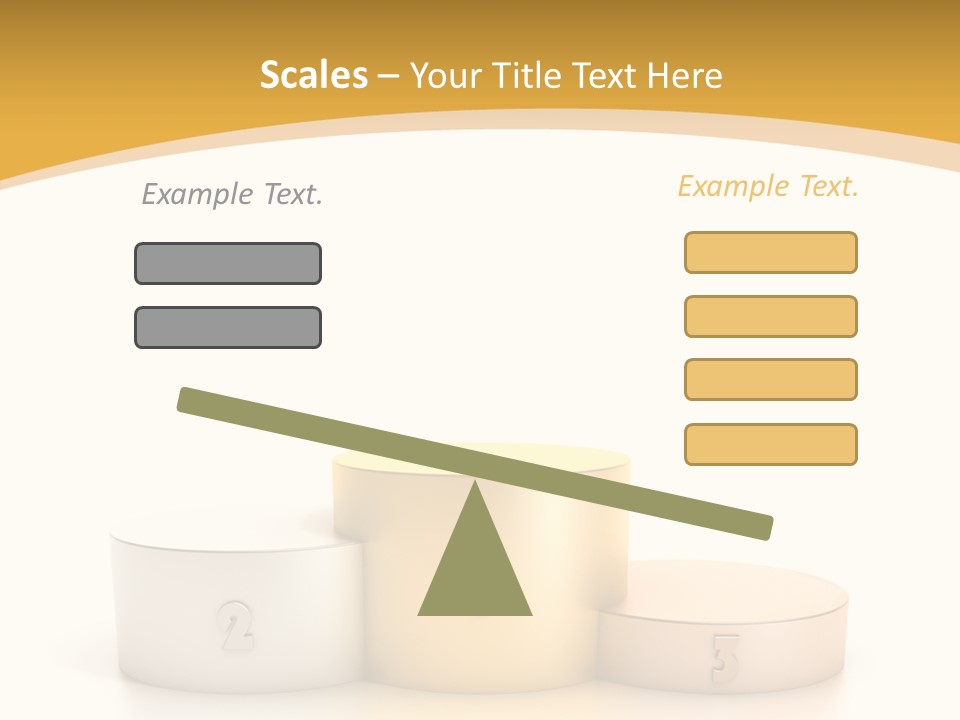 Beam Podium Two PowerPoint Template