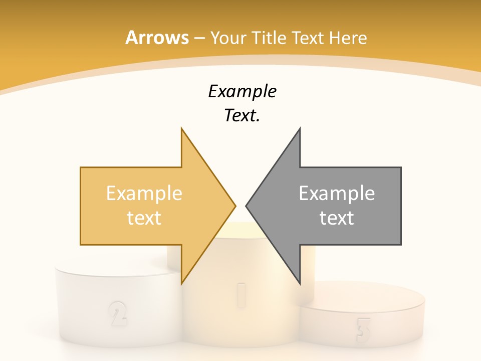 Beam Podium Two PowerPoint Template