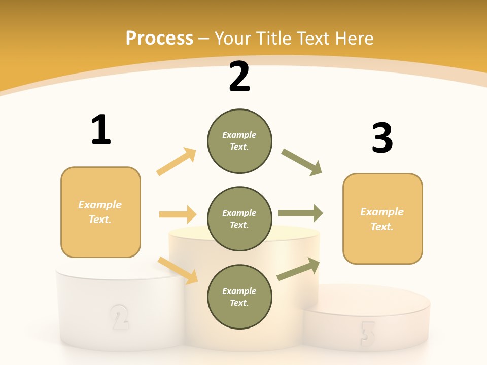 Beam Podium Two PowerPoint Template