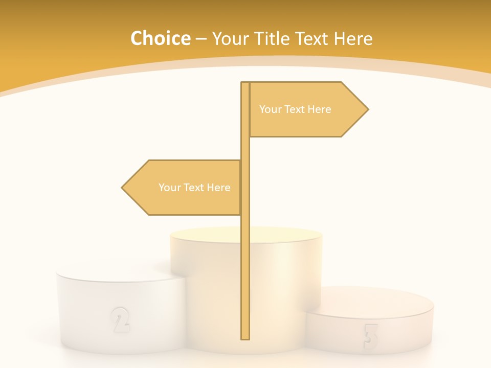 Beam Podium Two PowerPoint Template