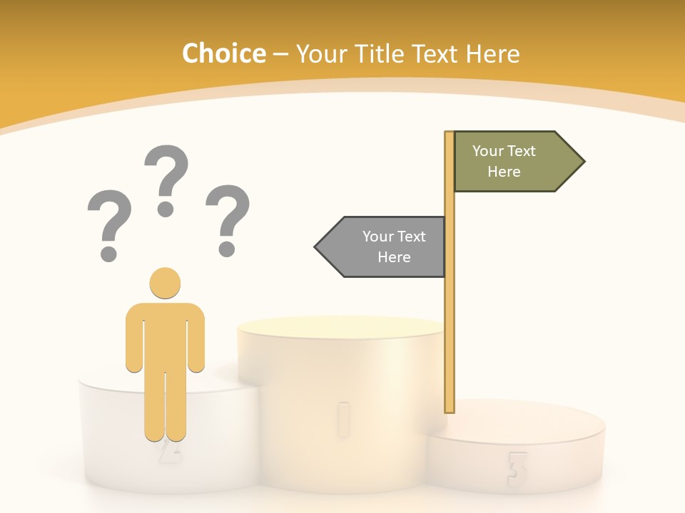 Beam Podium Two PowerPoint Template