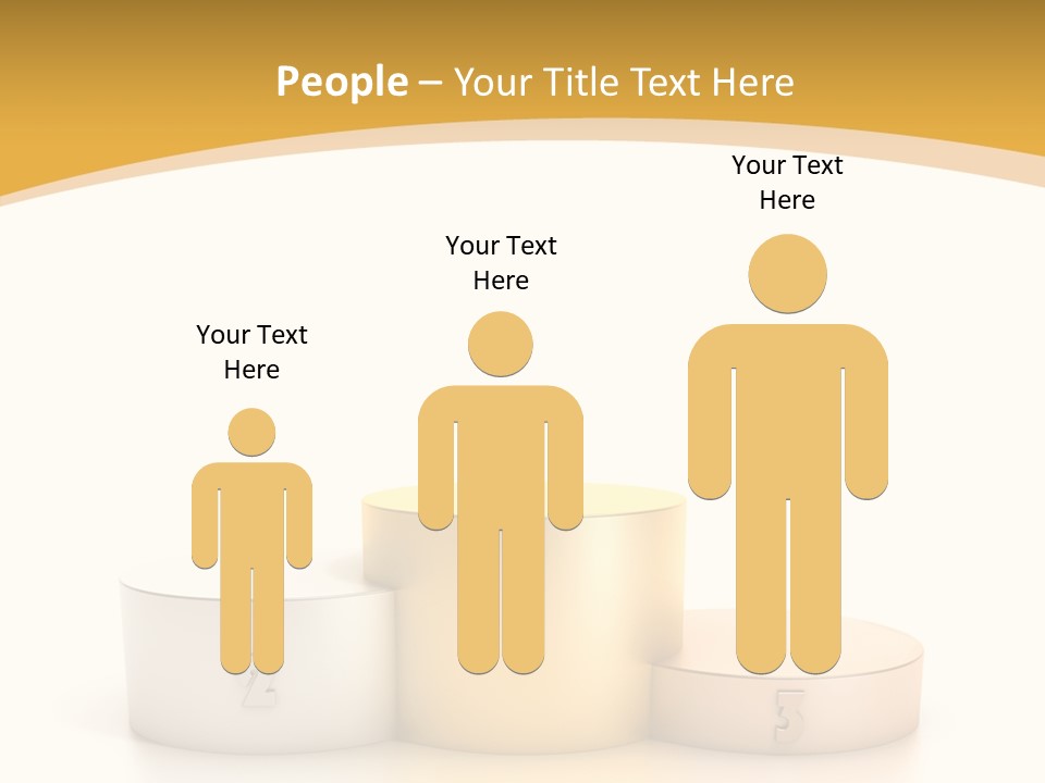 Beam Podium Two PowerPoint Template