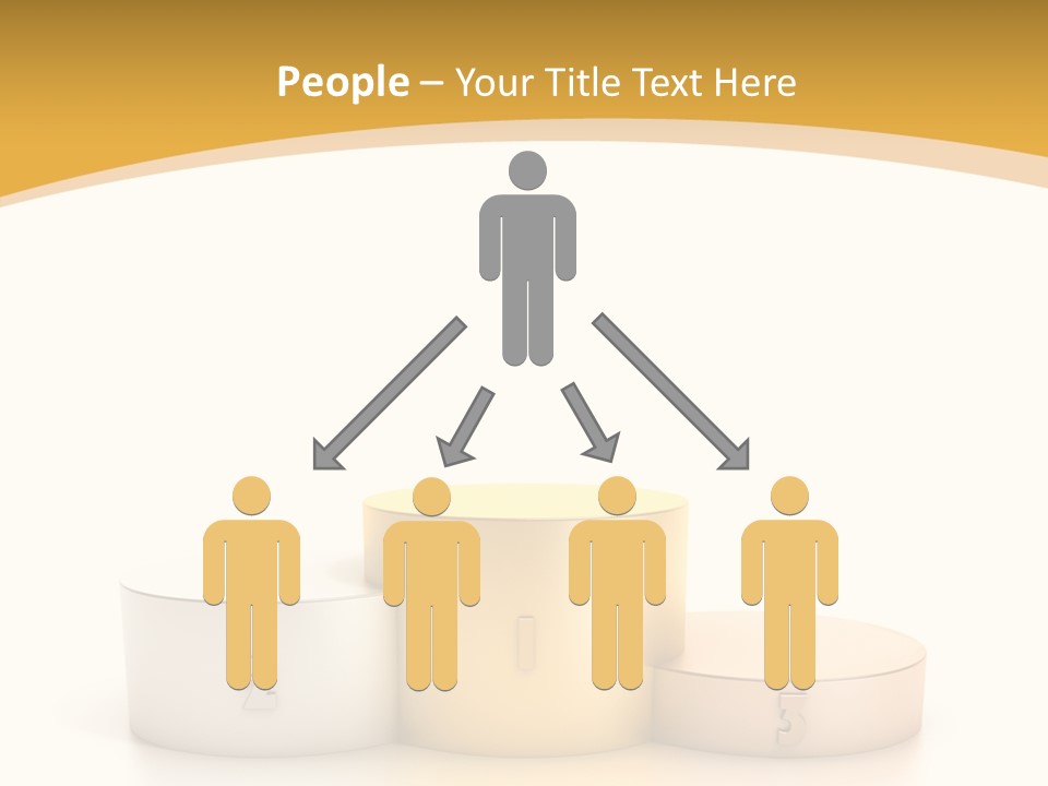 Beam Podium Two PowerPoint Template