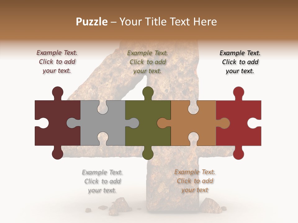 Five Set Font PowerPoint Template