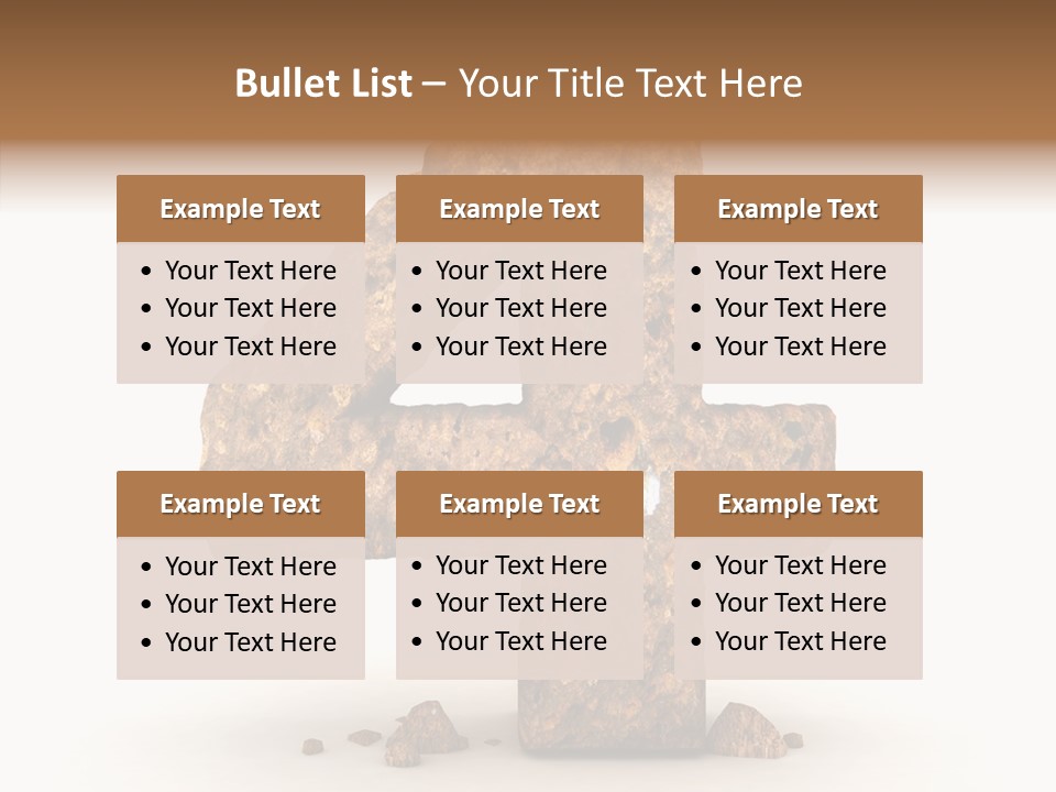 Five Set Font PowerPoint Template