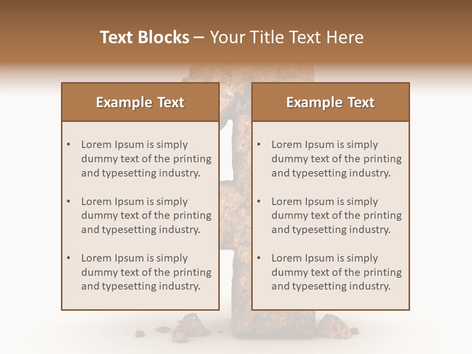 Five Set Font PowerPoint Template