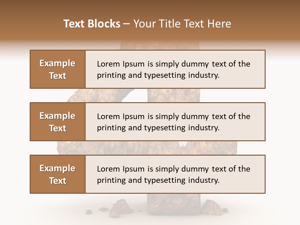 Five Set Font PowerPoint Template