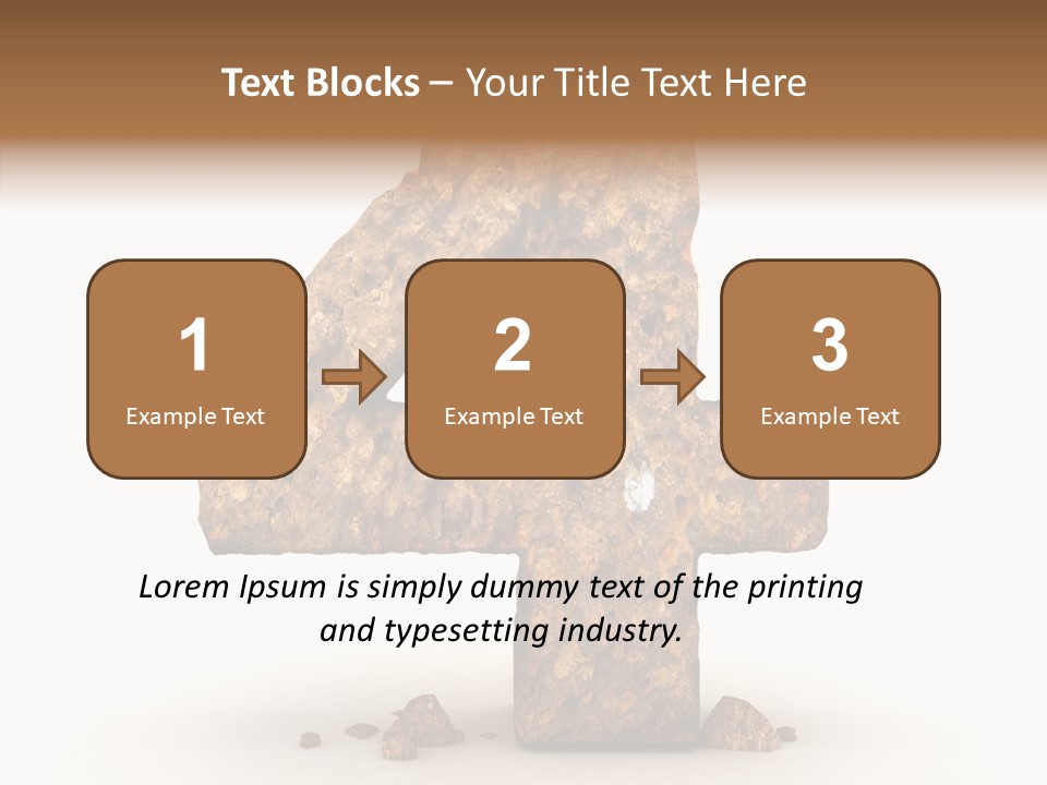 Five Set Font PowerPoint Template