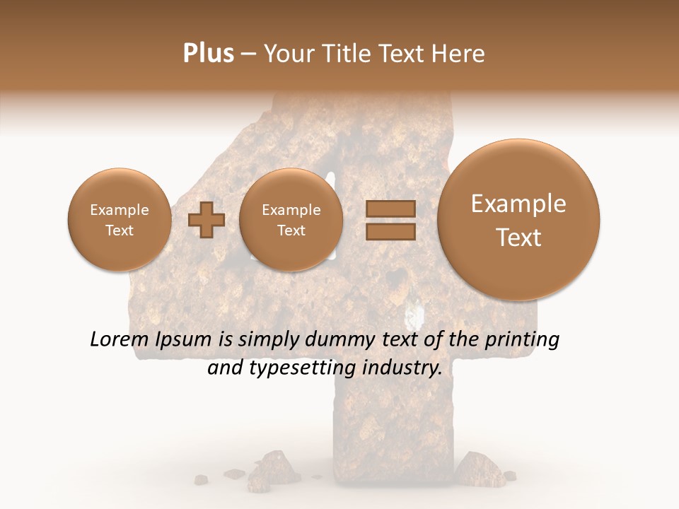 Five Set Font PowerPoint Template