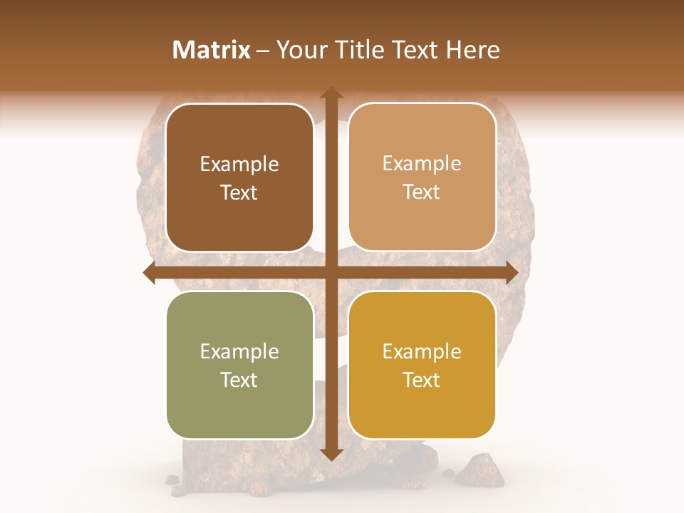 Business Rock Font PowerPoint Template