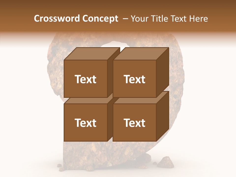 Business Rock Font PowerPoint Template