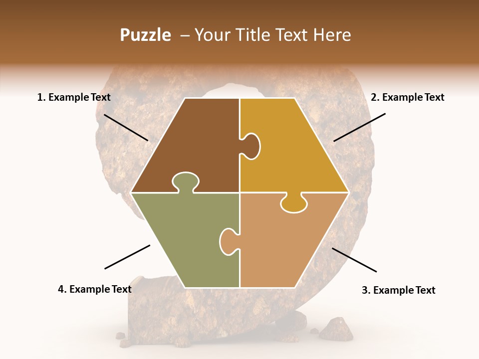 Business Rock Font PowerPoint Template