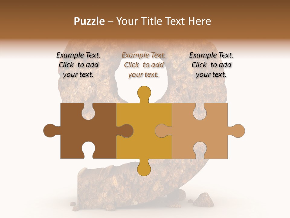 Business Rock Font PowerPoint Template