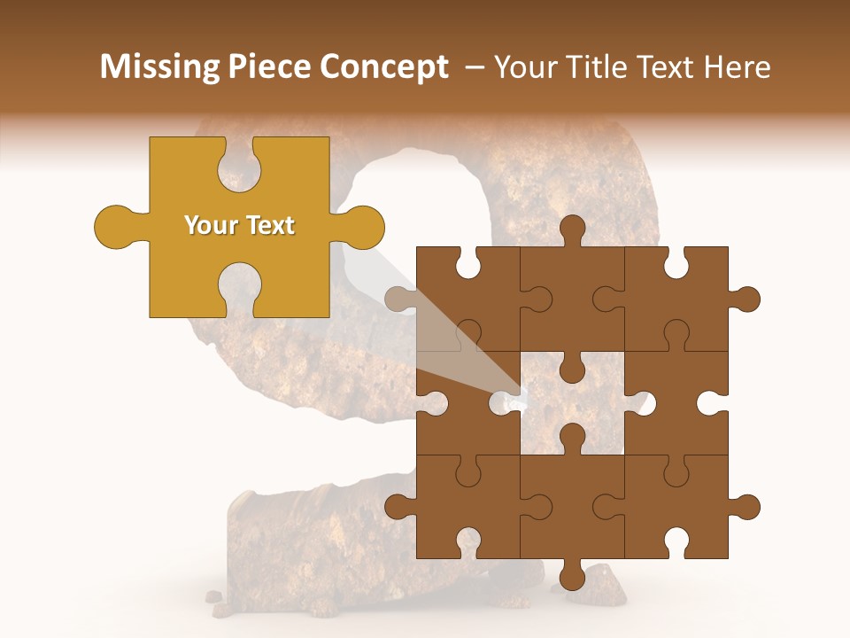 Business Rock Font PowerPoint Template