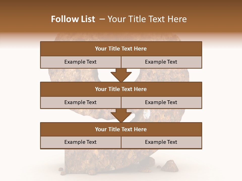 Business Rock Font PowerPoint Template