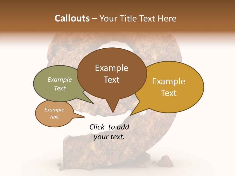 Business Rock Font PowerPoint Template