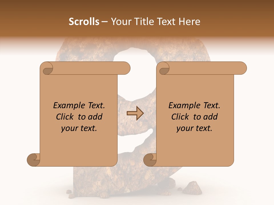 Business Rock Font PowerPoint Template