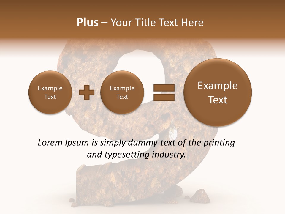 Business Rock Font PowerPoint Template