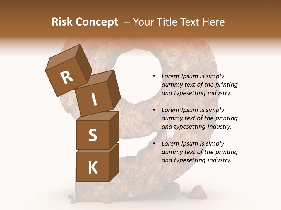 Business Rock Font PowerPoint Template