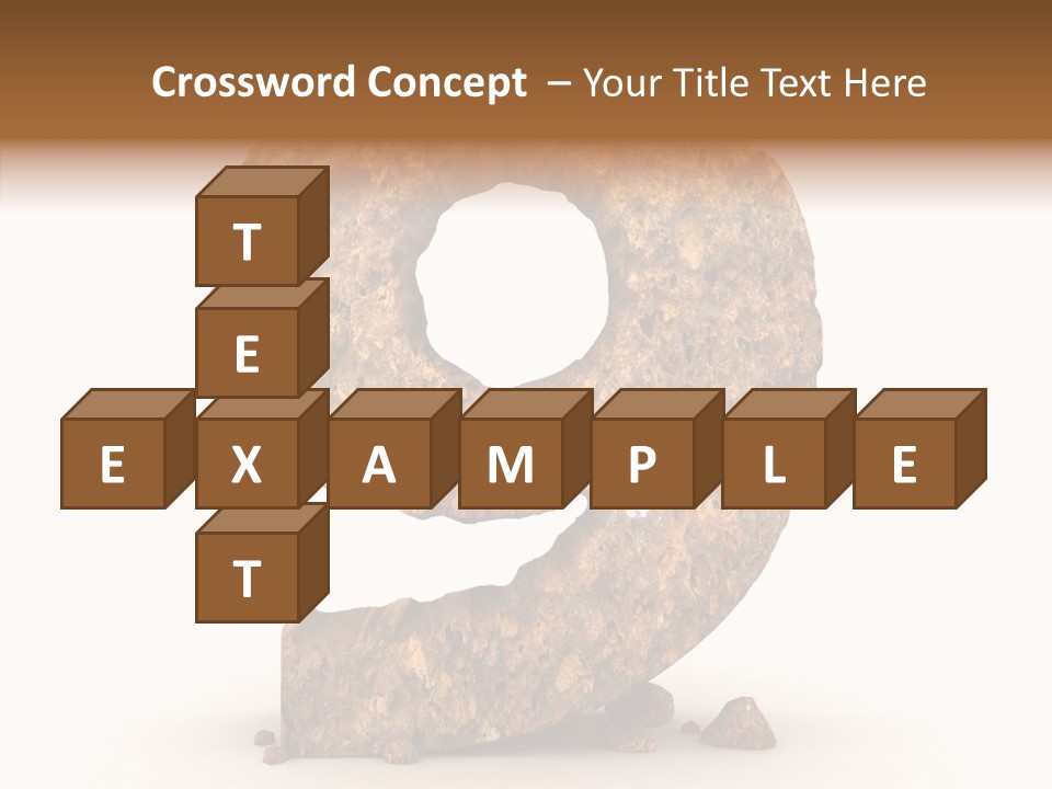 Business Rock Font PowerPoint Template