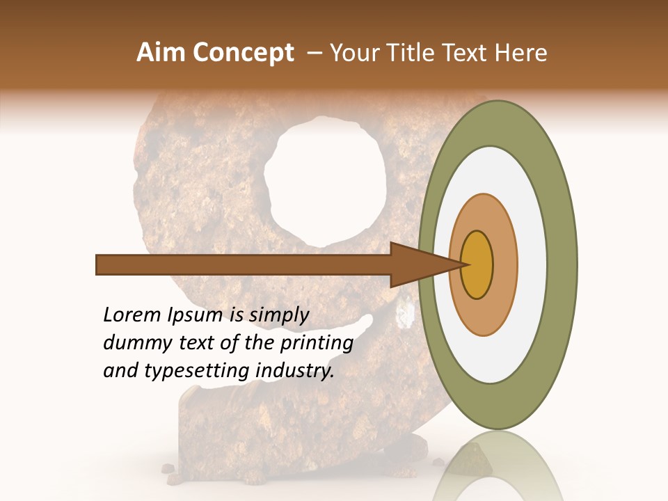 Business Rock Font PowerPoint Template