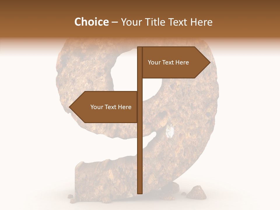 Business Rock Font PowerPoint Template