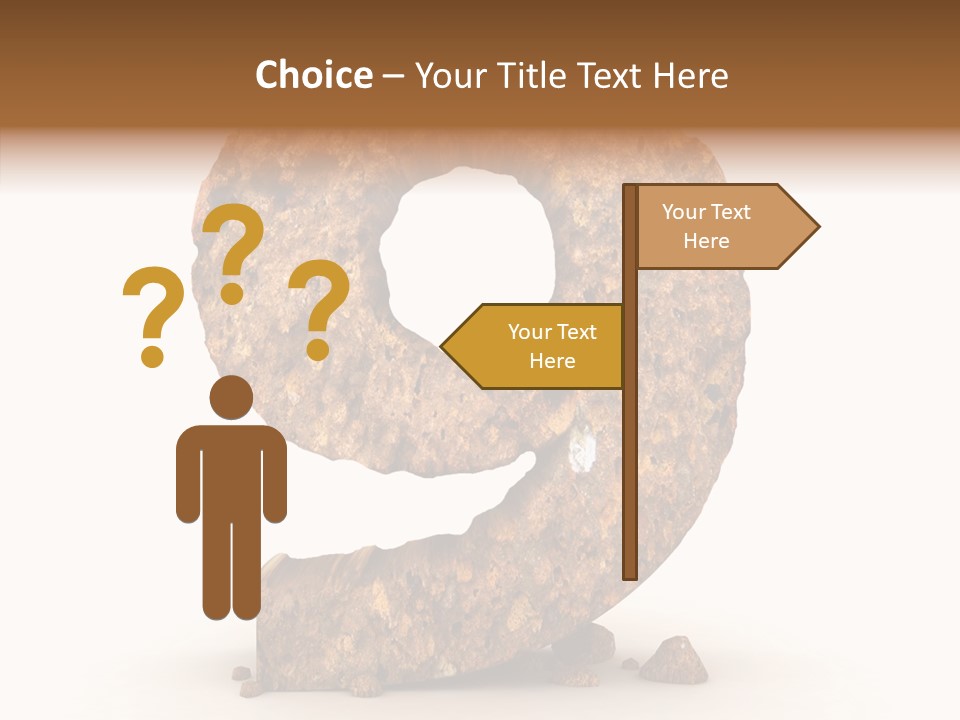 Business Rock Font PowerPoint Template