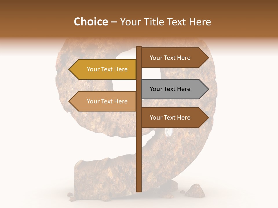 Business Rock Font PowerPoint Template