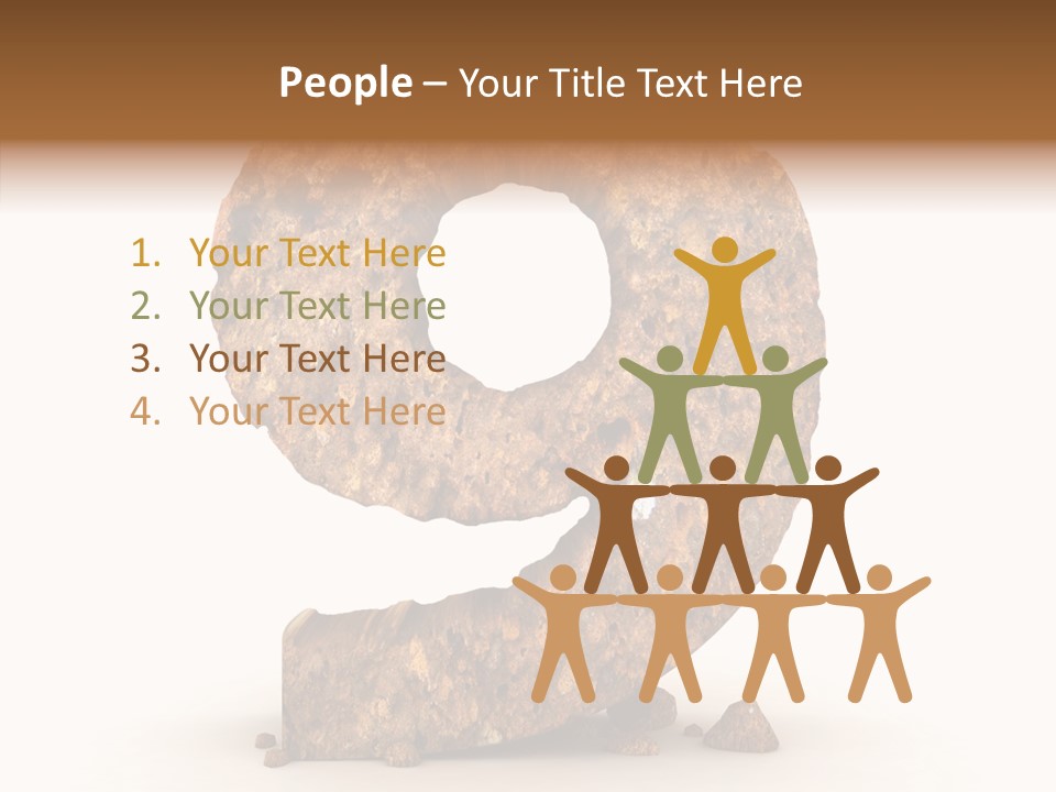 Business Rock Font PowerPoint Template