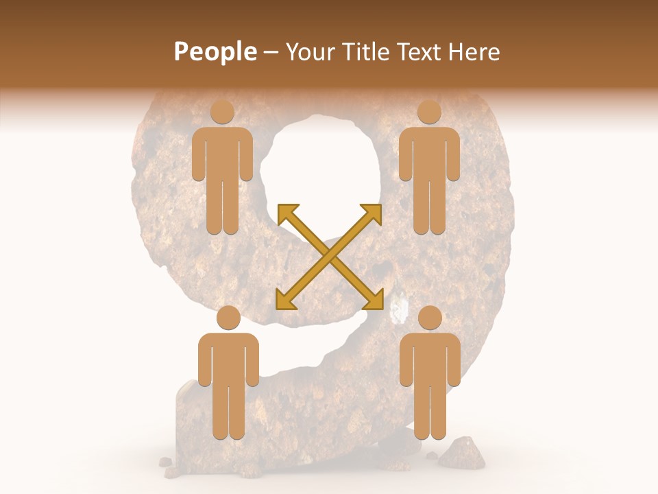 Business Rock Font PowerPoint Template