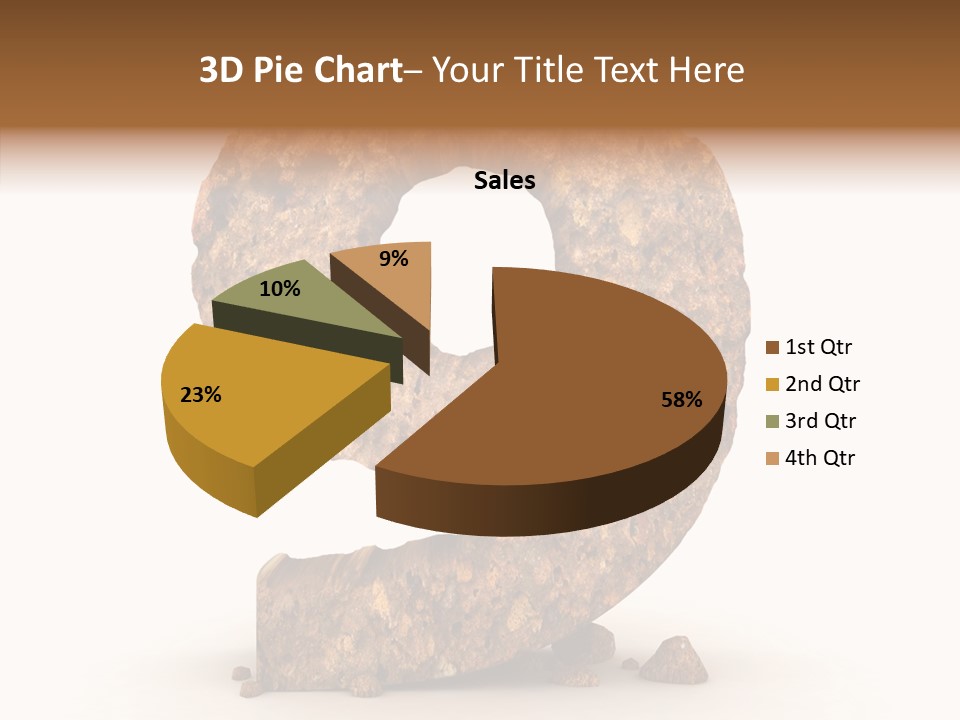 Business Rock Font PowerPoint Template