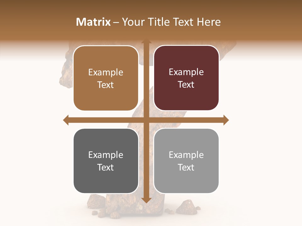 Business Closeup Rough PowerPoint Template