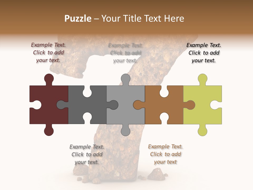 Business Closeup Rough PowerPoint Template