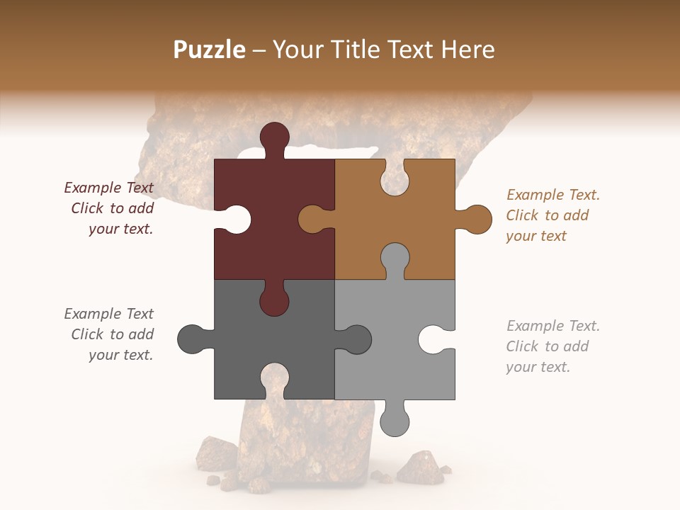 Business Closeup Rough PowerPoint Template