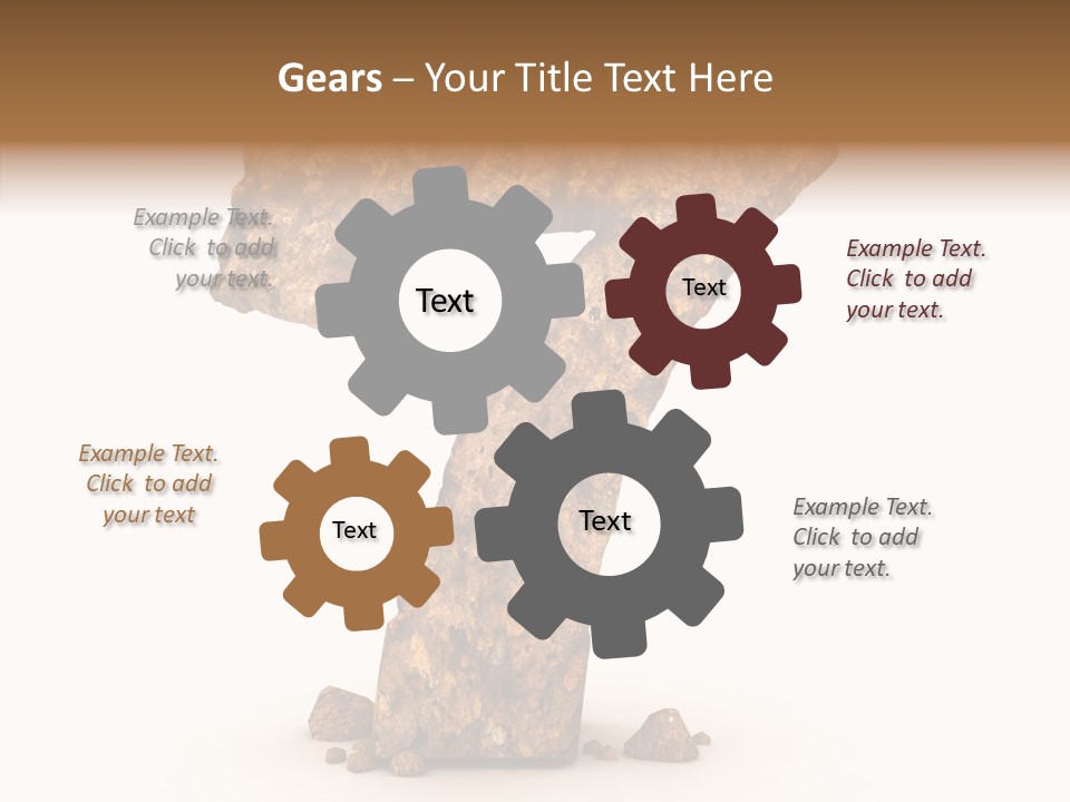 Business Closeup Rough PowerPoint Template