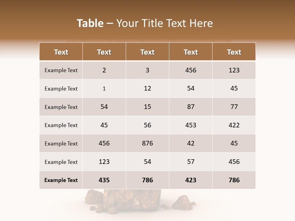 Business Closeup Rough PowerPoint Template