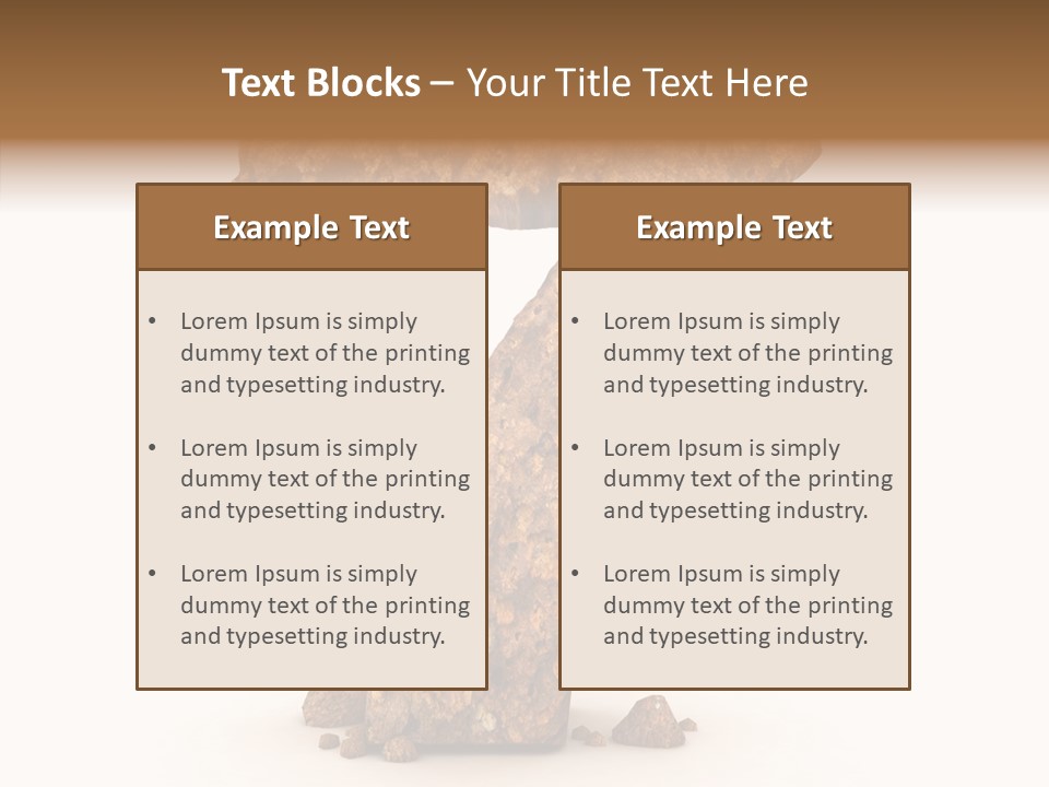 Business Closeup Rough PowerPoint Template