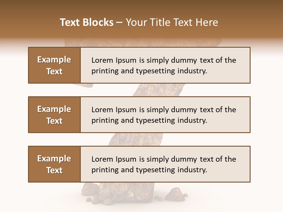 Business Closeup Rough PowerPoint Template