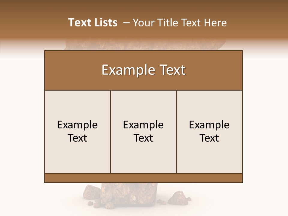 Business Closeup Rough PowerPoint Template