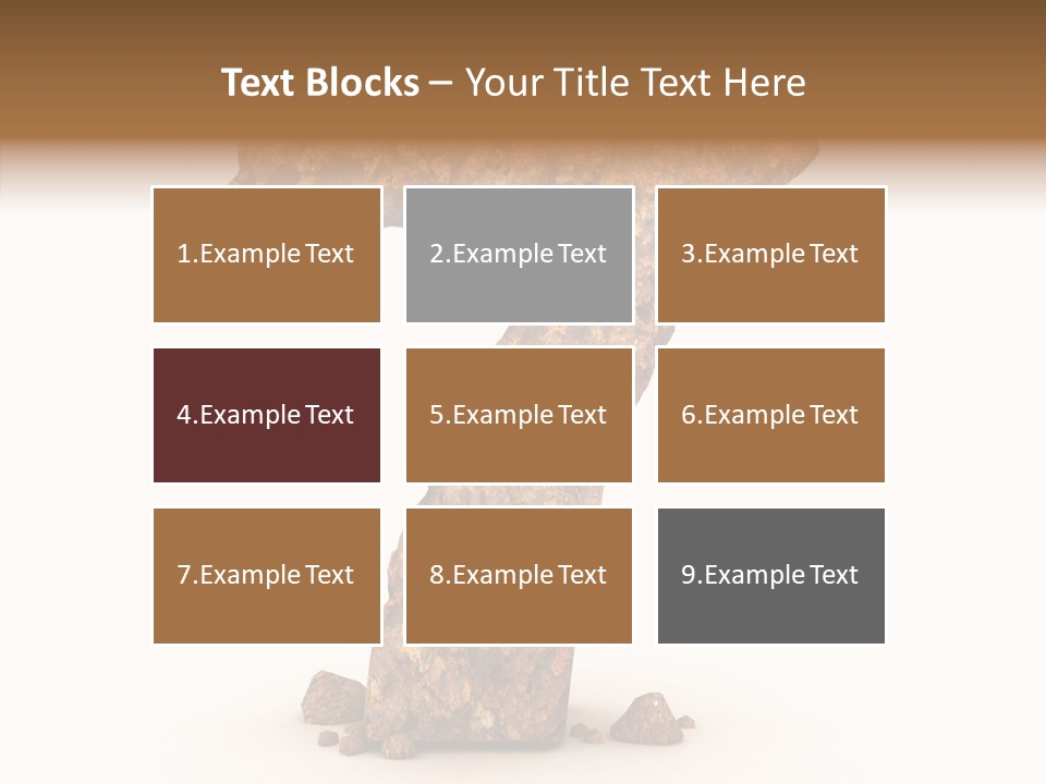 Business Closeup Rough PowerPoint Template