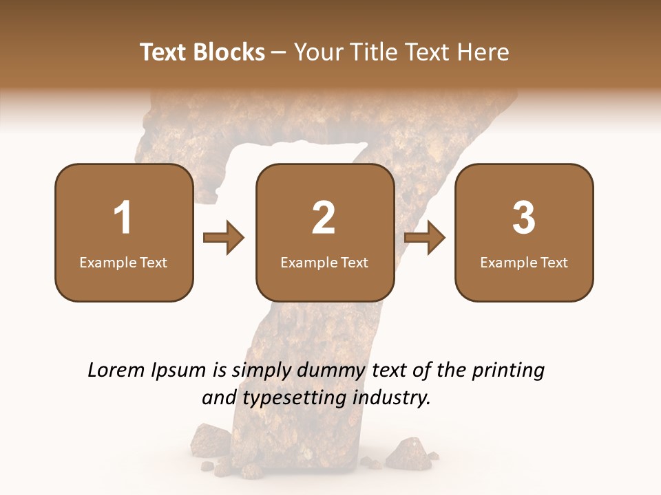 Business Closeup Rough PowerPoint Template