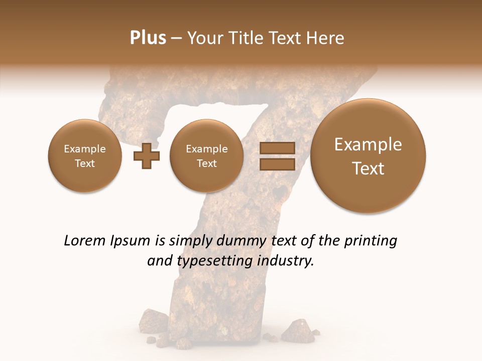 Business Closeup Rough PowerPoint Template
