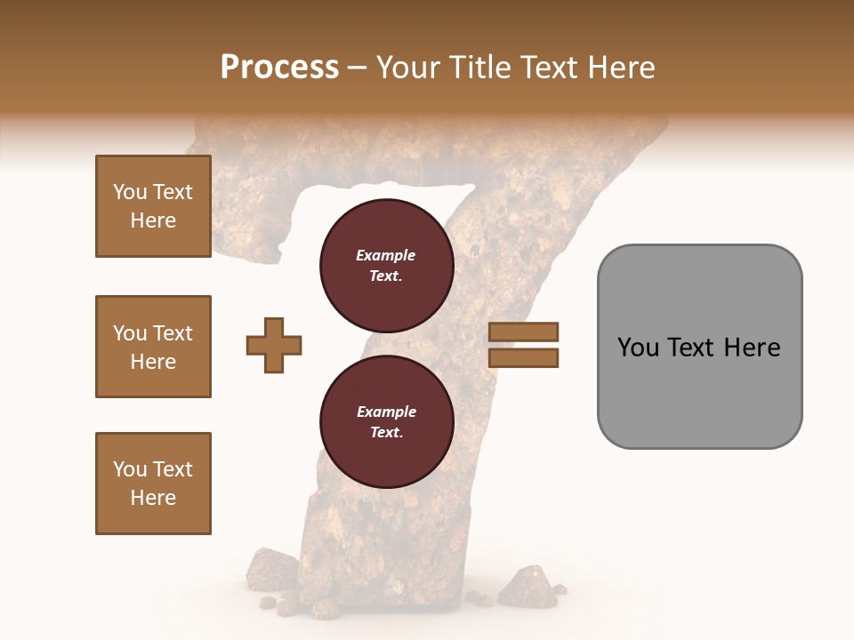 Business Closeup Rough PowerPoint Template