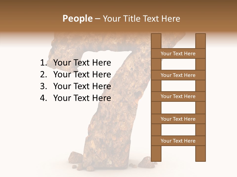 Business Closeup Rough PowerPoint Template