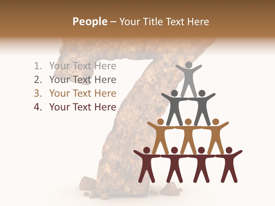 Business Closeup Rough PowerPoint Template